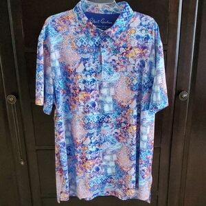 Robert Graham Patterned Polo Shirt. Worn Twice. Excellent Condition.